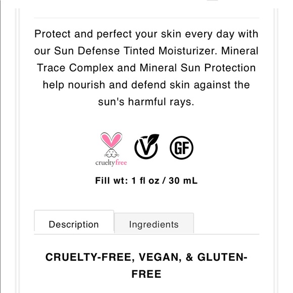 Tinted sunscreen moisturized - Picture 2 of 3